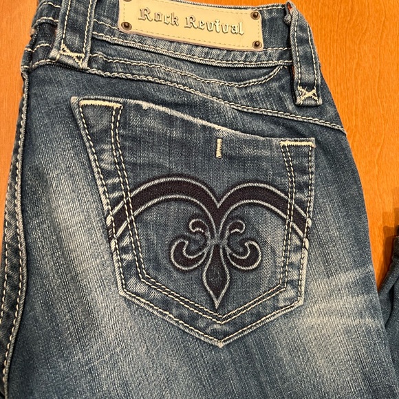 Vintage Rock Revival Raquel Boot Cut Jeans sz 27 - Picture 2 of 6